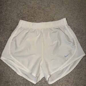 Nike Women's Cream Athletic Shorts